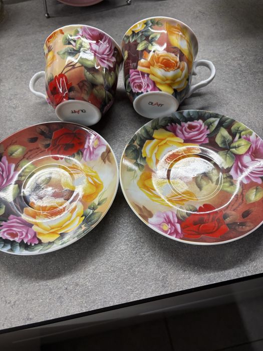 Чайная пара ;Набор  салатников  формы для кекса