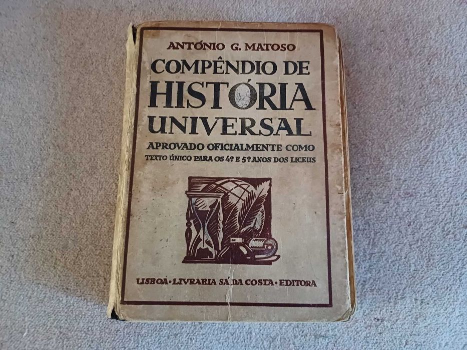 Compêndio de História Universal, António G. Matoso, 4º e 5º anos,1948