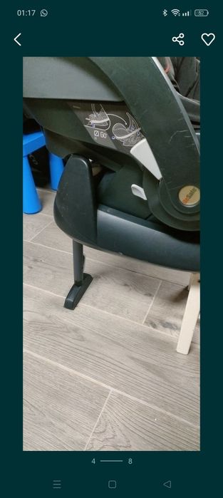 Ovo BeSafe, com redutores, capa para a chuva e bases isofix izi go (Be
