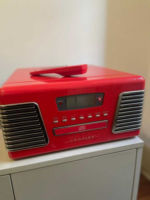Sistema de som vintage Crosley