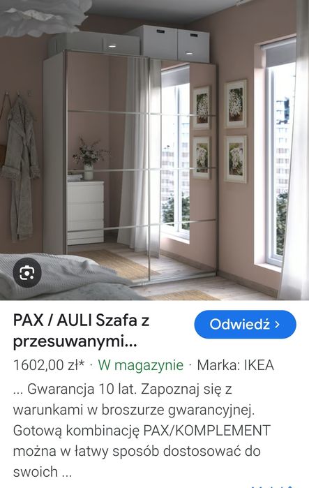 Szafa pax z Ikei
