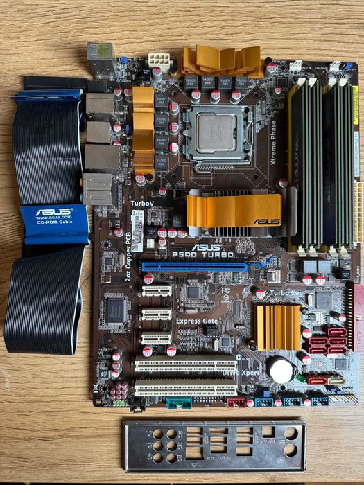 Zestaw ASUS P5QD Turbo LGA775+Intel Core 2 Quad Q9550+Patriot DDR2 8GB