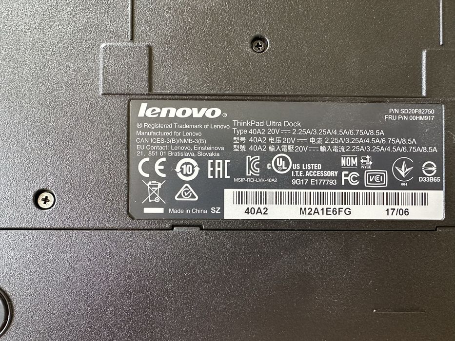 Stacja dokujaca ThinkPad