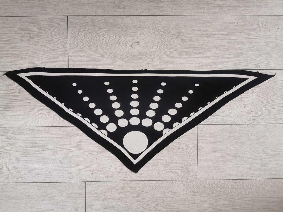 Chustka - promieniste kropki