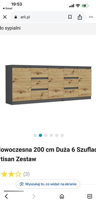 Komoda 200cm nowa