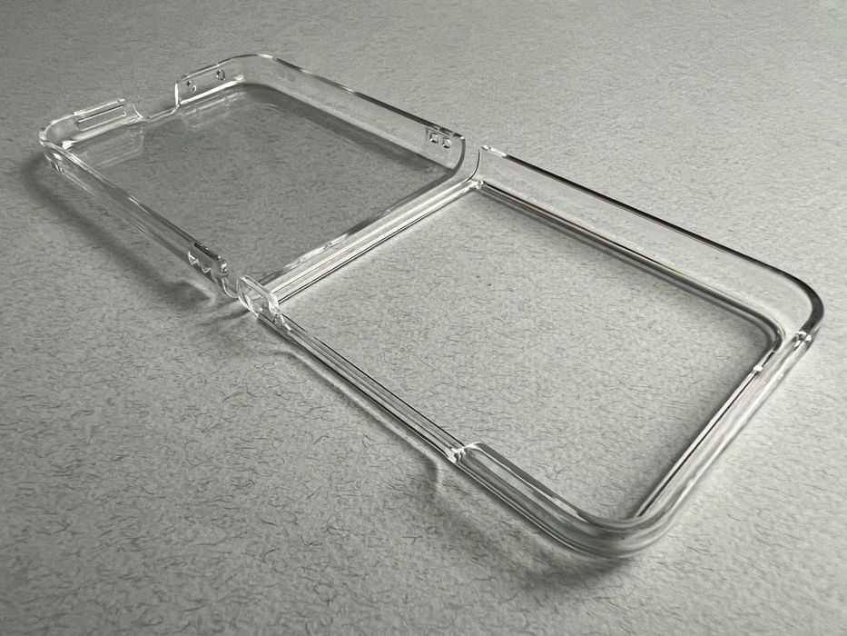 Motorola Razr 50 Ultra чохол із прозорого пластику чехол накладка