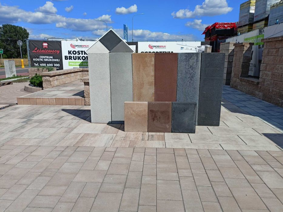 Palisada betonowa IMPARI 100x30x8 cm grafit - taras, schody- KURIER