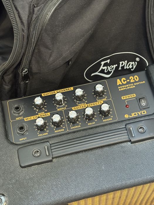 gitara elektroakustyczna + CAŁY ZESTAW