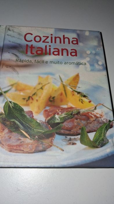 Livro cozinha italiana  fácil rápido e muito aromática