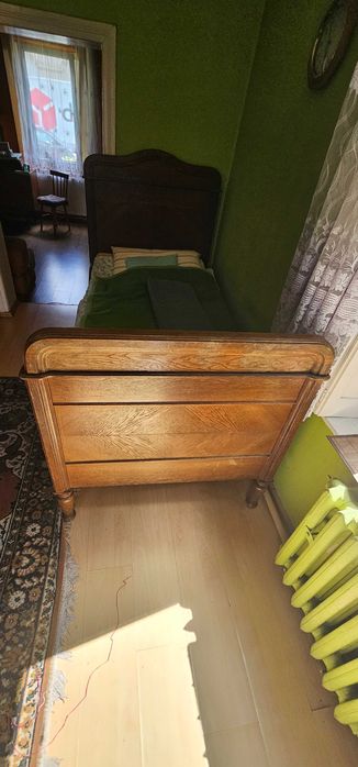 Łóżko Drewniane jedynka - antyk