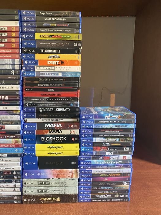 Lote de jogos PS4 e PS5