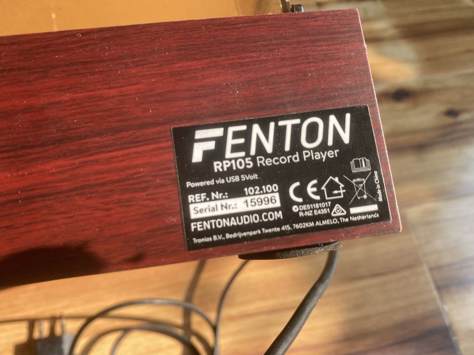 Gramofon Fenton RP105 z głośnikami