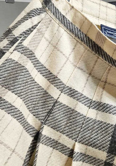 Юбка теплая зимняя в складку 100% шерсть с карманами, р. М/L