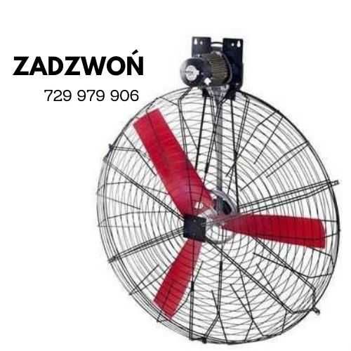 Wentylator do obory, mieszacz powietrza koszowy sufitowy MULTIFAN