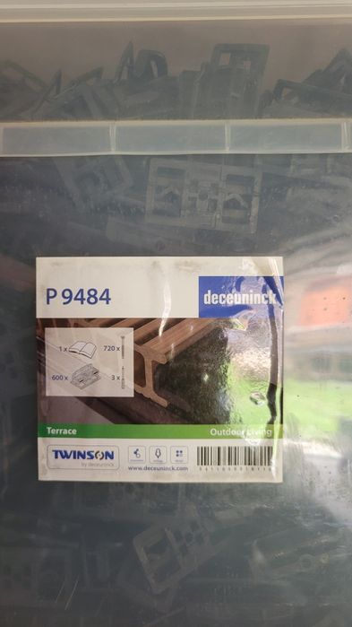 Zestaw Klipsy Twinson 9484 deski Tarasowej 9555 Essential 600 szt