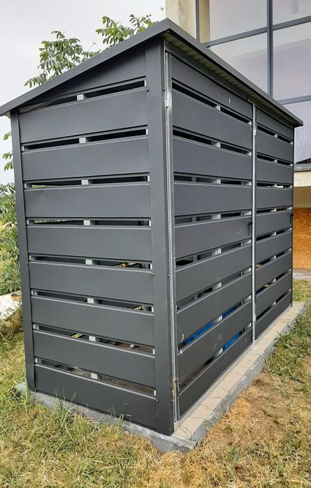 Wiata śmietnikowa panelowa DOWOLNY WYMIAR