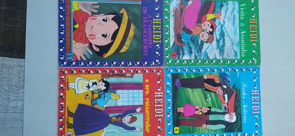 6 livros BD da Heidi