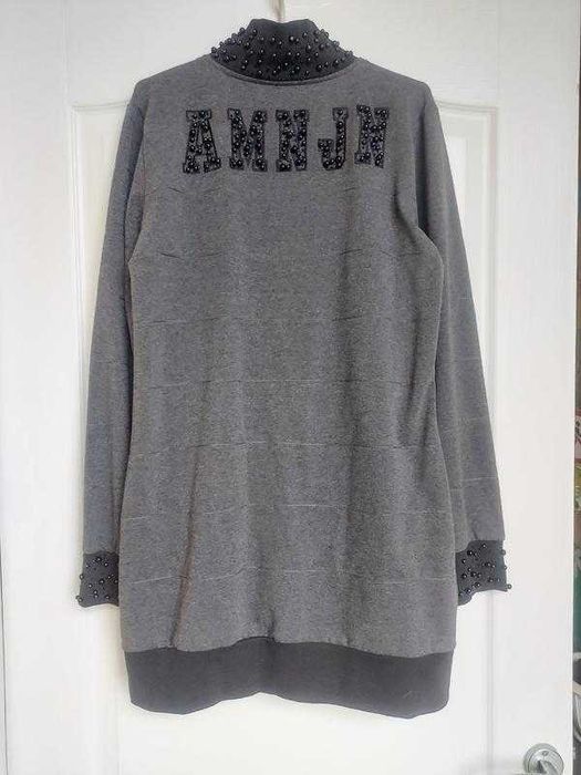 Бомбер кардиган кофта на змійці подовжена прогулянкова amnezia