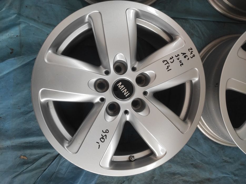 249 Felgi aluminiowe ORYGINAŁ MINI R 16 5x112 Czujniki
