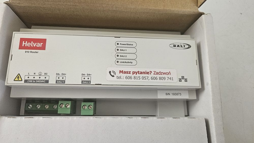 Router Dali Helvar 910