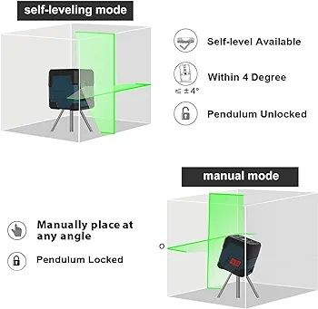 Rockseed lv1g laser krzyżowy zielony samopoziomujący