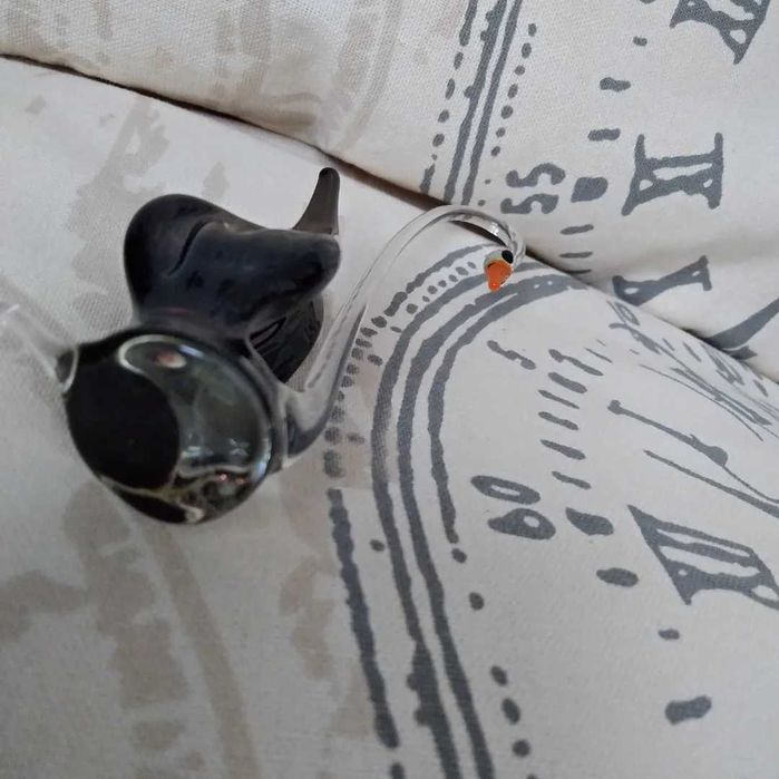 Vintage Murano szklany łabędź