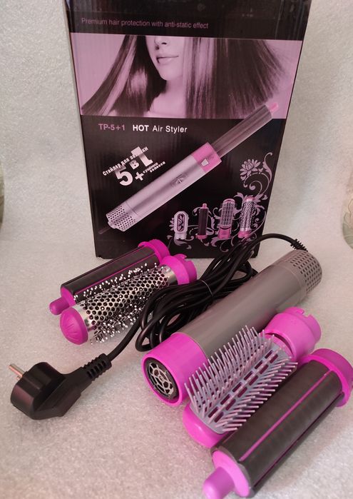 Фен SalonDry Compact PHILIPS и мультистайлер для волос5в1 по 330 грн.