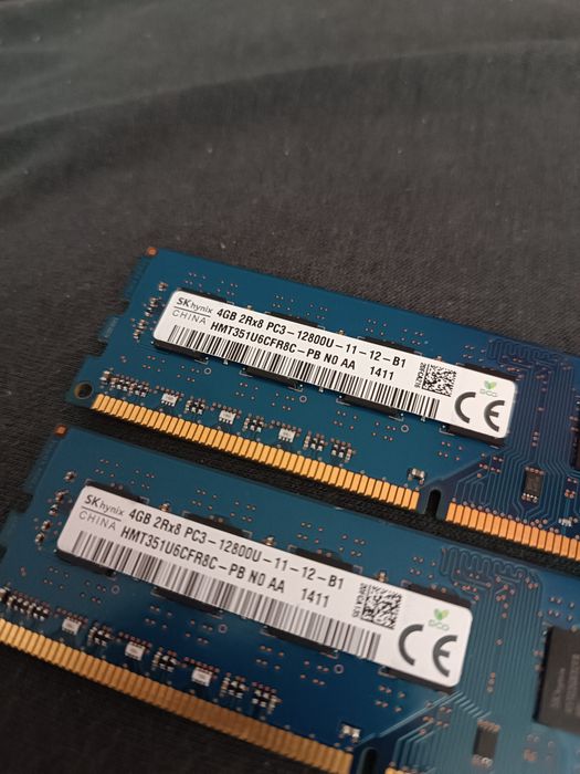 2x4 GB ram DDR3  ..