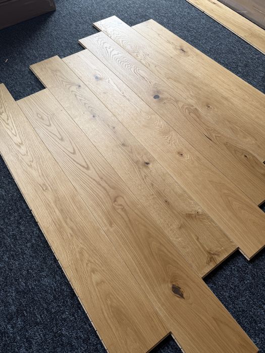 Podłoga dębowa deska 11x150x1200  Olej UV