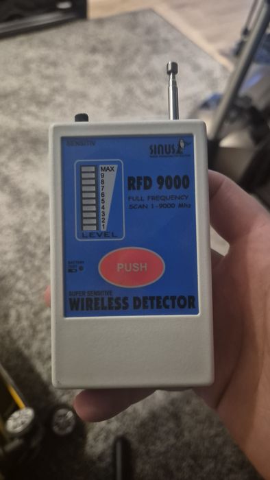 Wykrywacz podsłuchów GPS rfd 9000