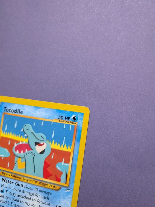 Karta Pokémon Totodile 85/105 Neo Genesis (2000) Vintage