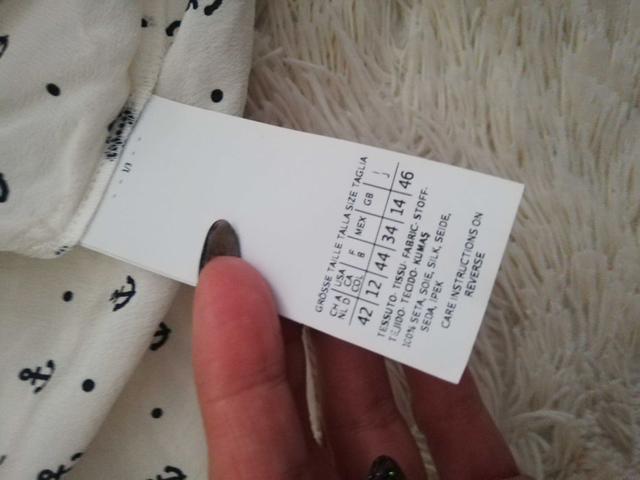 bluzka Max Mara 38 M bluzka jedwabna Max Mara Weekend M 38