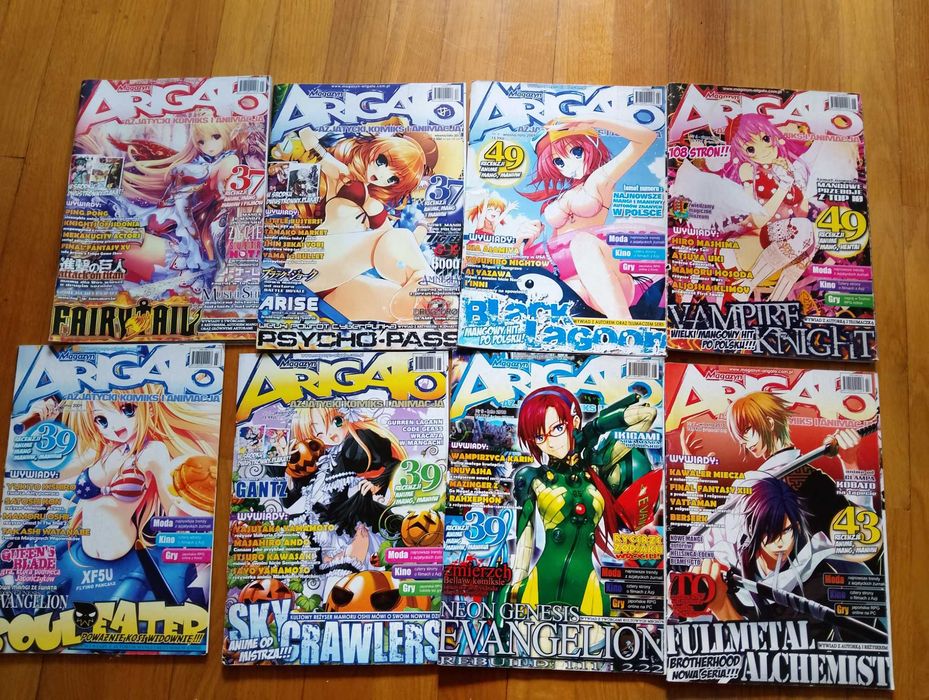 Magazyn Arigato 8 numerów anime japonia manga