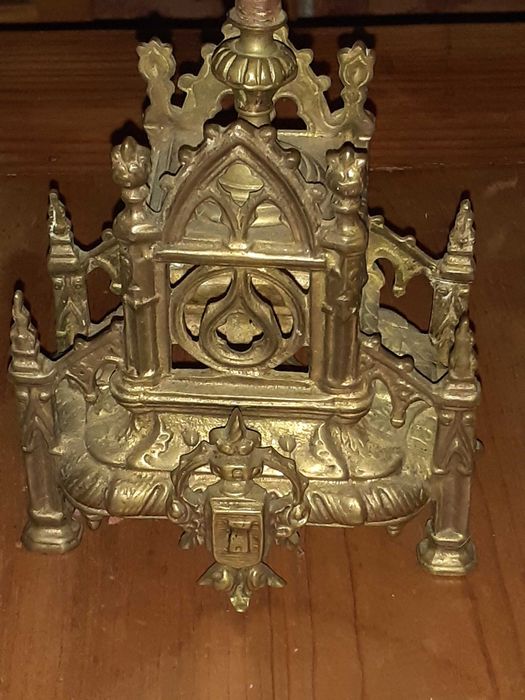 Castiçal Bronze com 5 lumes