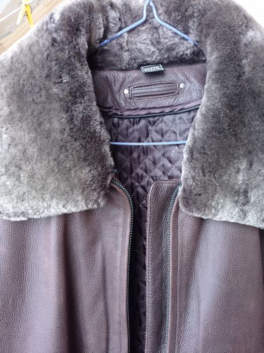 Куртка зимняя кожаная