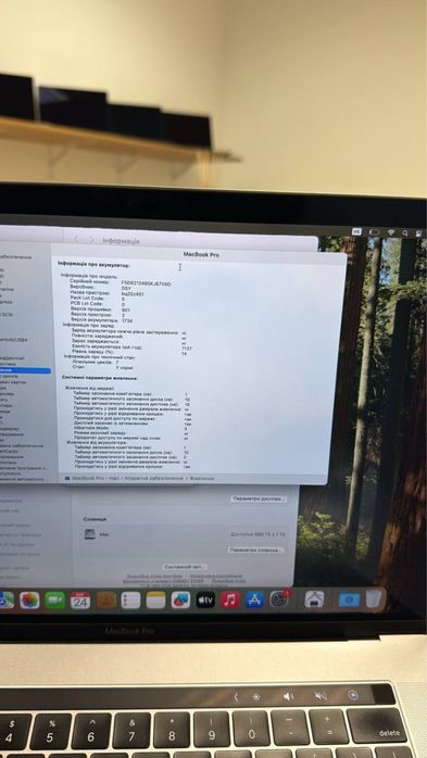 MacBook Pro 15” 2018 Space Gray . Стан: 9/10(Дуже Хороший Стан)