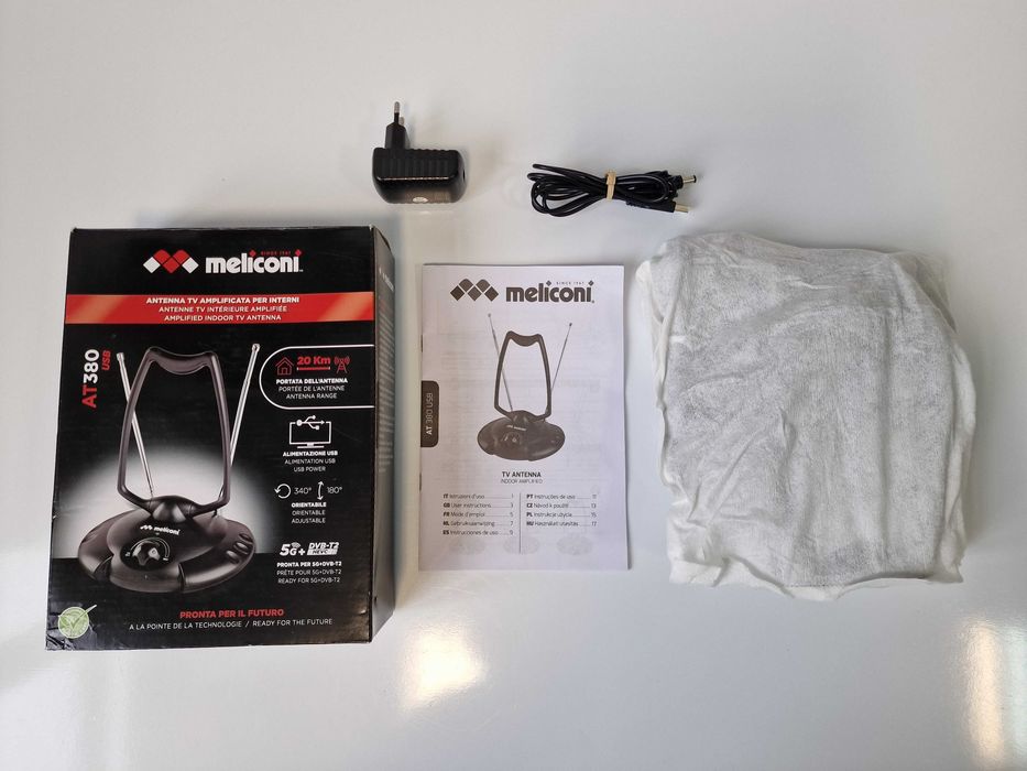 Antena wewnętrzna Meliconi AT 380 DVB-T DVB-T2