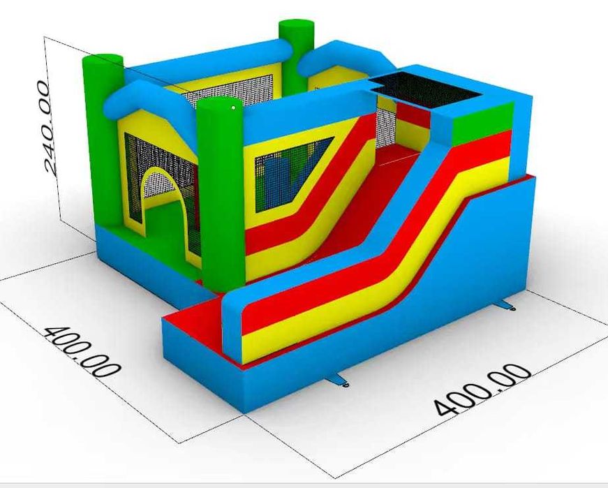 Insuflável Castelo com slide! (novo)