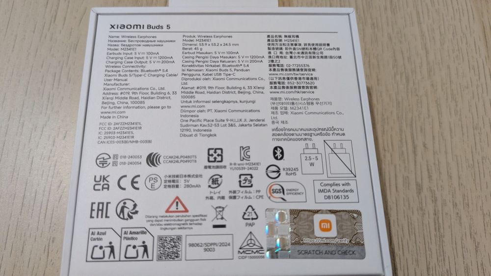 Auriculares XIAOMI Buds 5