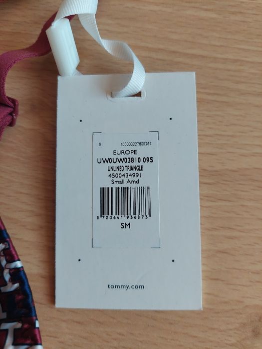 Nowy z metką biustonosz triangle Tommy Hilfiger
