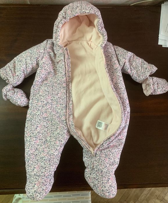 Дитячий комбінезон для дівчинки Mothercare 3-6місяців, зима-осінь