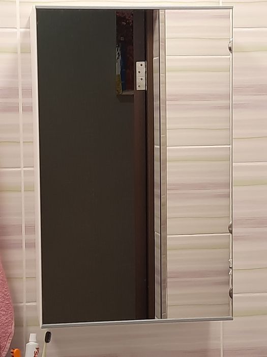 Шкаф с зеркалом в ванну IKEA