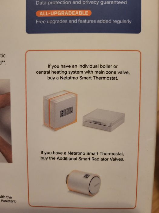 Zdstaw startowy glowic termoststycznych Netatmo