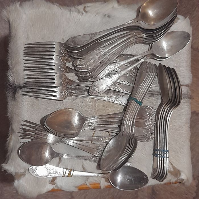 Набор раритет мельхиоровые приборы мельхиор СССР мнц