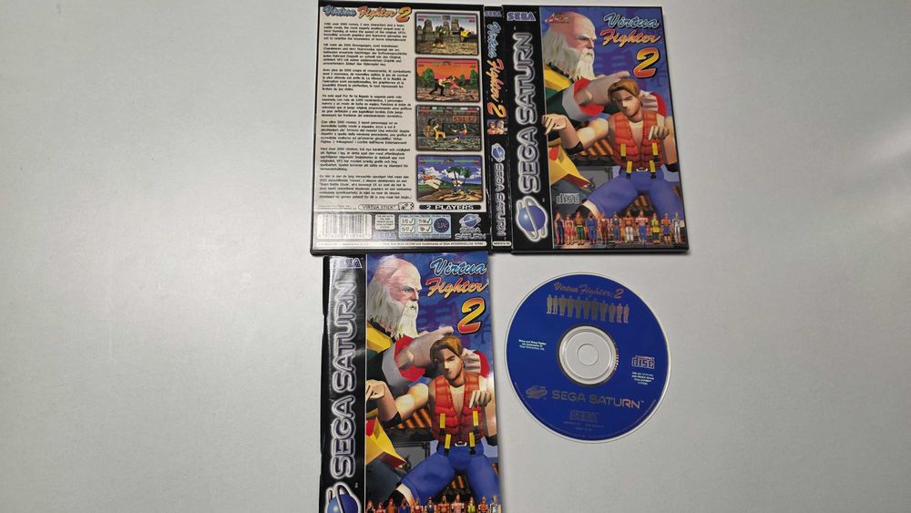 Sega Saturn Virtua fighter 2 PAL komplet