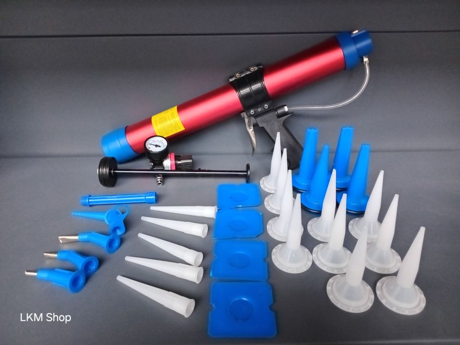 Пістолет пневматичний для герметика 310 мл, 600 мл