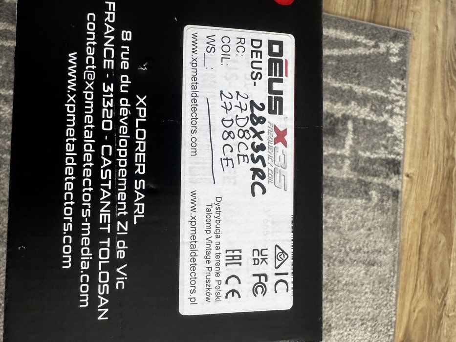 Nowy XP Deus 28DD X35 11\" DD