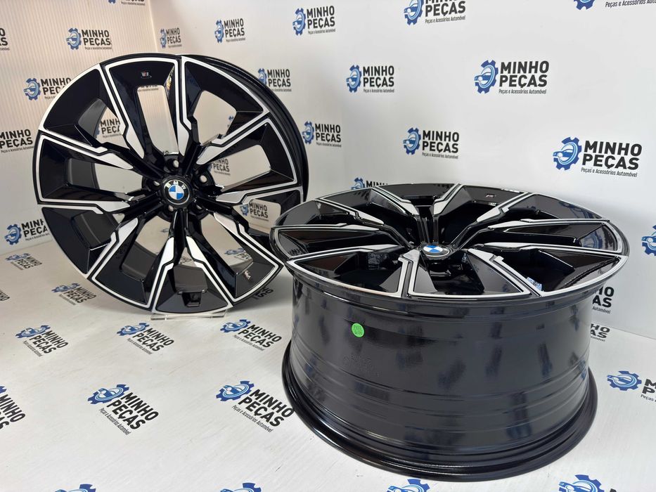 Jantes Look BMW em 21 (5x112) preto e polido