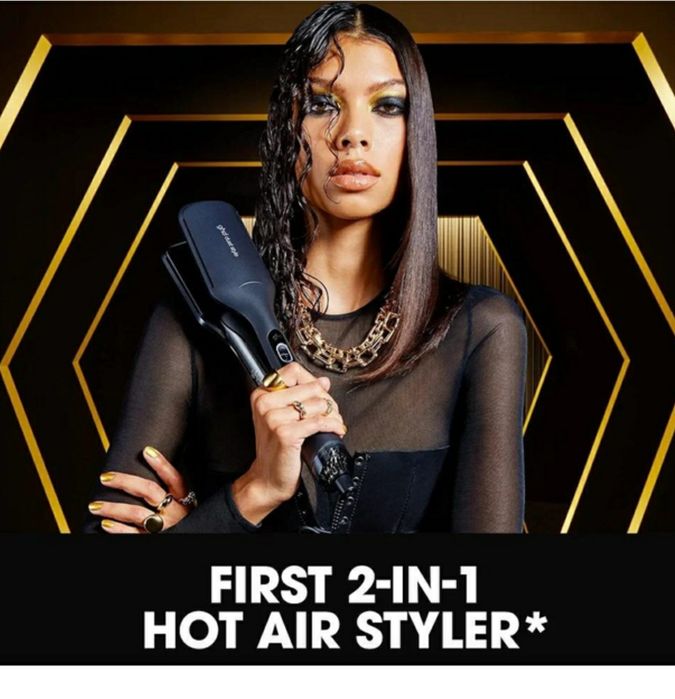 Стайлер що сушить та випрямляє одночасно ghd Duet Style 2-in-1. Black ...