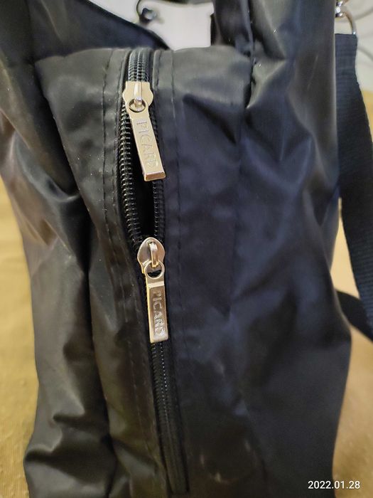 PICARD czarna orginalan torebka z ortalionu.